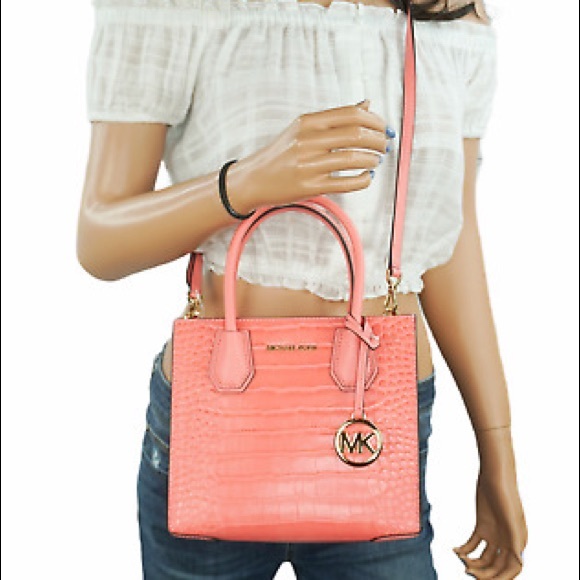 MICHAEL KORS Mercer Leather Crossbody Bag - Picture 1 of 12